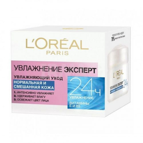 Крем для лица Loreal dermo-expertise для нормальной Увлажнение Эксперт