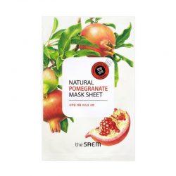 Маска тканевая THE SAEM с экстрактом граната Natural Pomegranate Mask Sheet