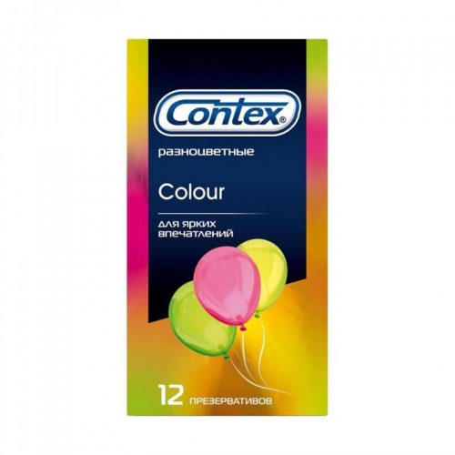 Презервативы Contex Colour Разноцветные 12 Шт