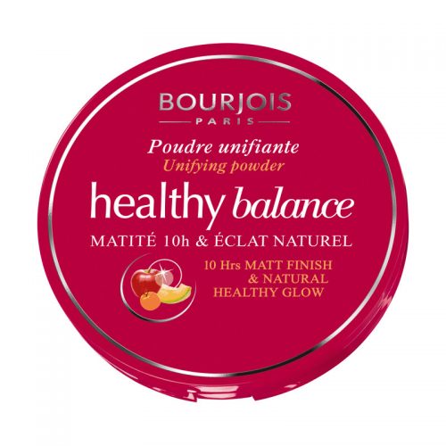 Пудра компактная BOURJOIS Healthy Balance выравнивающая 55 beige fonce