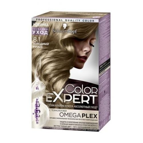 Краска для волос COLOR EXPERT 8-1 Холодный русый