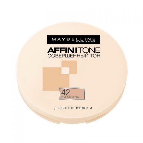 Пудра для лица MAYBELLINE Affinitone 42 темно-бежевый