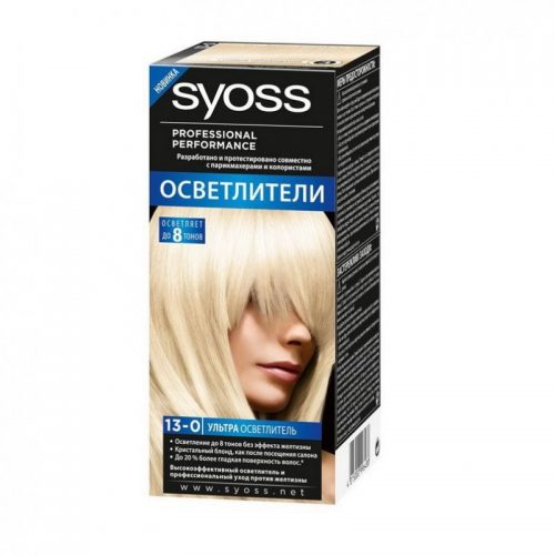 Краска Для Волос Syoss Color Syoss Color 13-0 Ультра Осветлитель