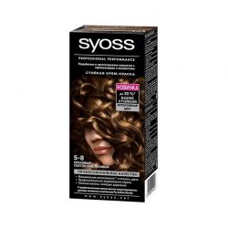 Краска Для Волос Syoss Color Syoss Color 5-8 Ореховый Светло-Каштановый