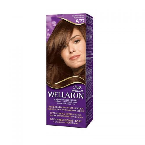 Крем-Краска Для Волос Стойкая Wella Wellaton 6/77 Горький Шоколад Шт