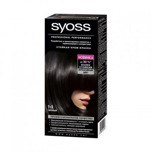 Краска Для Волос Syoss Color Syoss Color 1-1 Черный