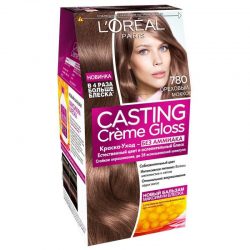 Крем-Краска для волос Loreal casting creme gloss тон 780 Ореховый мокко