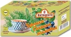 Солянка холмовая с побегами черники чай 3г №20 фильтр-пакеты