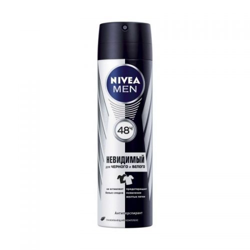 Дезодорант-Антиперспирант Муж Nivea Невидимый На Черном И Белом 150 Мл