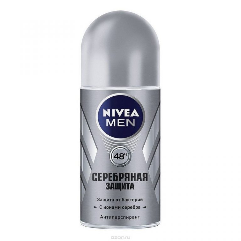 Дезодорант Ролик Мужской Nivea Серебряная Защита 50 Мл