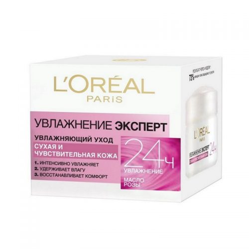 Крем для лица Loreal dermo-expertise для сухой кожи Увлажнение Эксперт