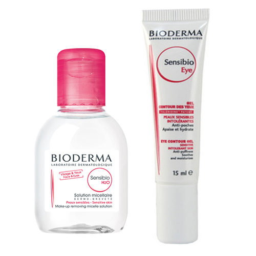 Bioderma Набор Сенсибио: Гель для глаз + мицеллярная вода