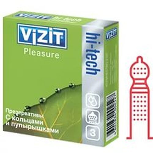 Vizit Презервативы  №3 Hi-tech Pleasure (Vizit