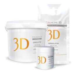 Collagene 3D Альгинатная маска для лица и тела с экстрактом женьшеня 1200 г (Collagene 3D