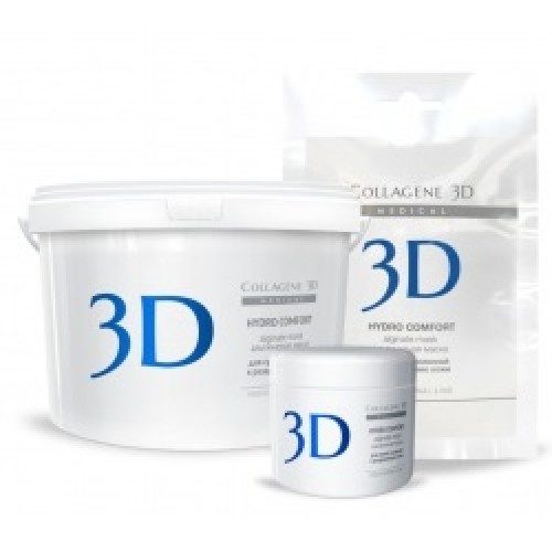 Collagene 3D Альгинатная маска для лица и тела с экстрактом алое вера 30 г (Collagene 3D