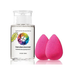 Beautyblender 2 спонжа beautyblender original и очищающий гель blendercleanser 150 мл розовый (Beautyblender