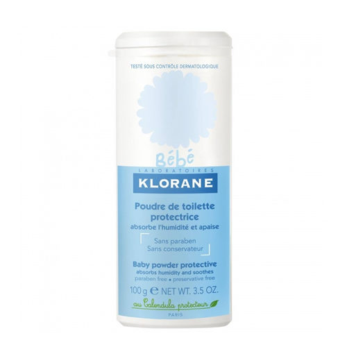 Klorane Защитная туалетная присыпка с экстрактом Календулы 100г (Klorane