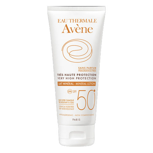 Avene Солнцезащитное молочко SPF 50 c минеральным экраном 100 мл (Avene