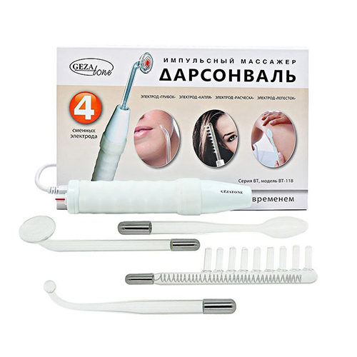 Gezatone Дарсонваль c 4 сменными насадками Biolift4 118 Gezatone (Gezatone)