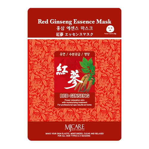 Mijin Тканевая маска красный женьшень Red Ginseng Essence Mask Mijin 23 г (Mijin