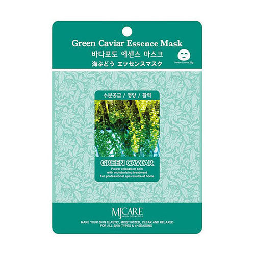 Mijin Тканевая маска морской виноград Green Caviar Essence Mask Mijin 23 г (Mijin