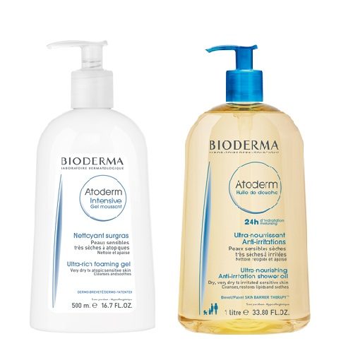 Bioderma Комплект Атодерм Гель-мусс Интенсив