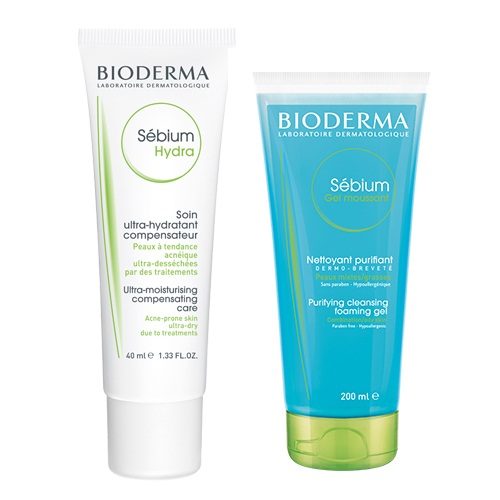 Bioderma Комплект Крем Себиум Гидра