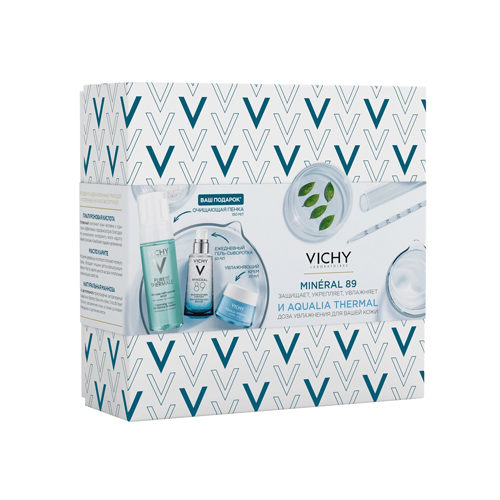 Vichy Набор Гель-сыворотка для кожи Mineral 89