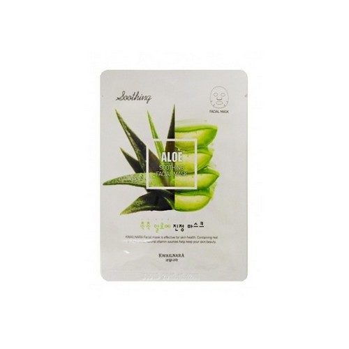 Welcos Маска для лица питательная Kwailnara Aloe Soothing Facial Mask 1 шт (Welcos