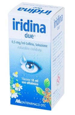 Иридина Дуе Iridina Due глазные капл, 0,05% 10мл Montefarmaco Otc Spa, Италия