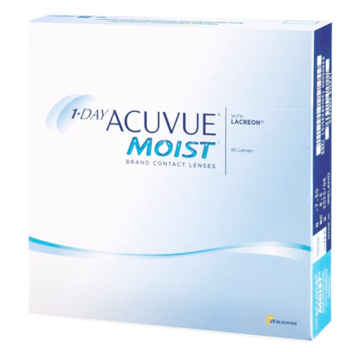 Контактные линзы 1 DAY ACUVUE MOIST (90 линз)