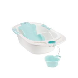 Фото товара Ванночка с анатомической горкой Happy Baby BATH COMFORT Aquamarine