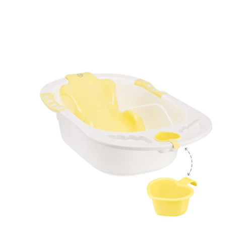 Фото товара Ванночка с анатомической горкой Happy Baby BATH COMFORT Yellow