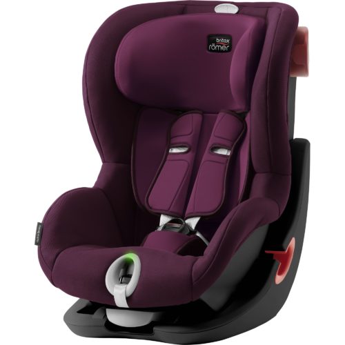 Фото товара Детское автокресло Britax Roemer King II LS Black Series Burgundy Red Trendline