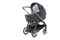 Фото товара Коляска Inglesina Aptica System Duo 2в1 Indigo Denim на шасси Graphite Cuoio