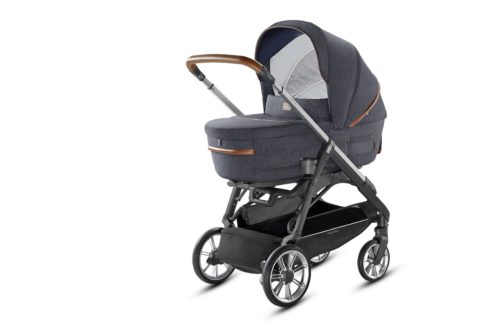 Фото товара Коляска Inglesina Aptica System Duo 2в1 Indigo Denim на шасси Graphite Cuoio