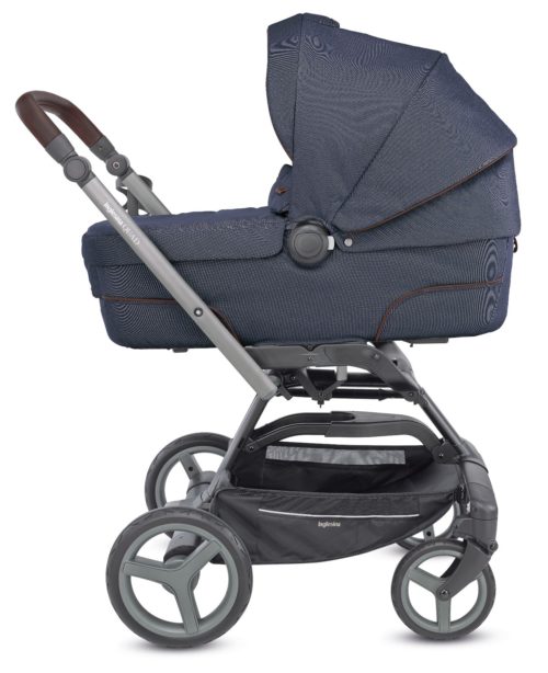 Фото товара Коляска Inglesina Quad System 2в1 на шасси Quad Titanium Black Coffee Oxford Blue