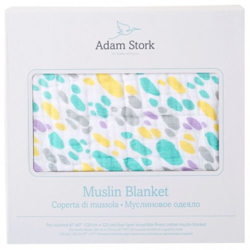 Фото товара Муслиновое одеяло Adam Stork Candy Dream 120x120 см