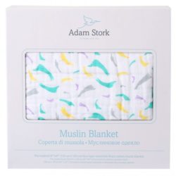 Фото товара Муслиновое одеяло Adam Stork Sweet Dream 120x120 см