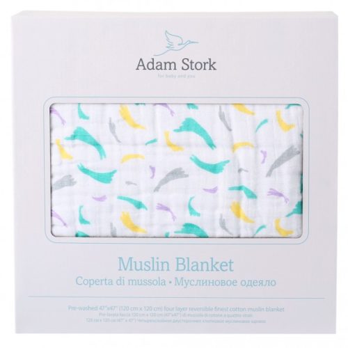 Фото товара Муслиновое одеяло Adam Stork Sweet Dream 120x120 см