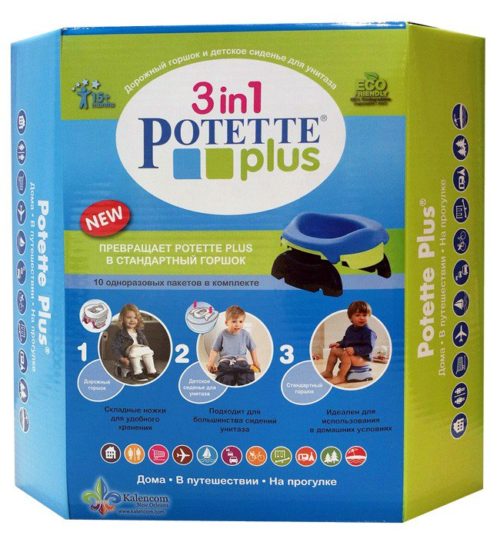 Фото товара Набор Potette Plus 3 в 1: дорожный горшок