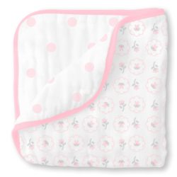 Фото товара Одеяло муслиновое SwaddleDesigns Luxe Pink Posies