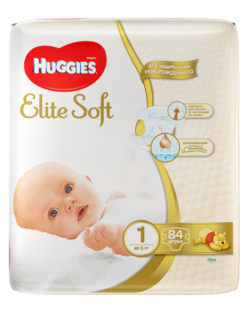 Фото товара Подгузники Huggies Элит Софт 1 (до 5кг)