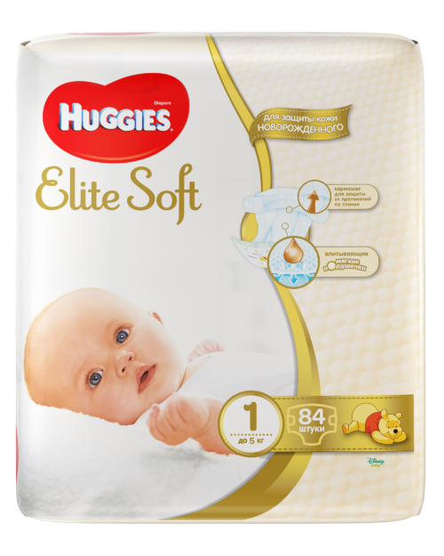 Фото товара Подгузники Huggies Элит Софт 1 (до 5кг)