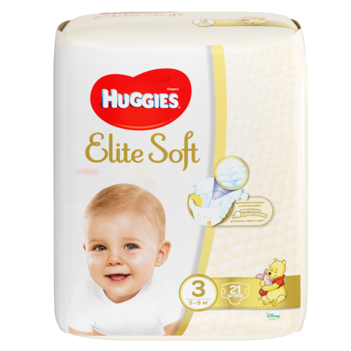 Фото товара Подгузники Huggies Элит Софт 3 (5-9кг)