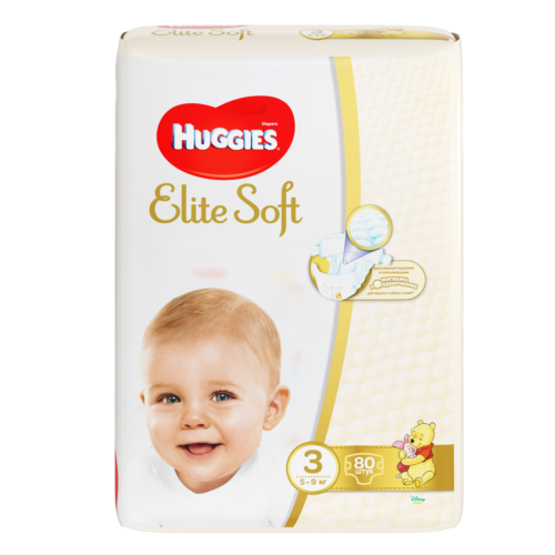 Фото товара Подгузники Huggies Элит Софт 3 (5-9кг)