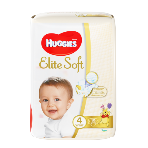 Фото товара Подгузники Huggies Элит Софт 4 (8-14кг)