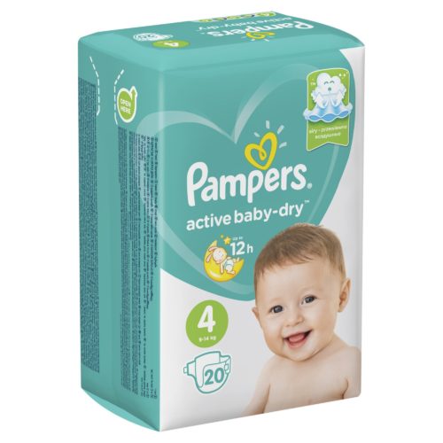 Фото товара Подгузники PAMPERS Памперс Active Baby макси (8-14 кг)