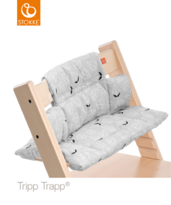 Фото товара Подушка для стульчика Stokke Tripp Trapp Grey Leaf