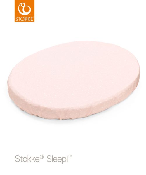 Фото товара Простынь на резинке Stokke Sleepi Mini Pink Bee